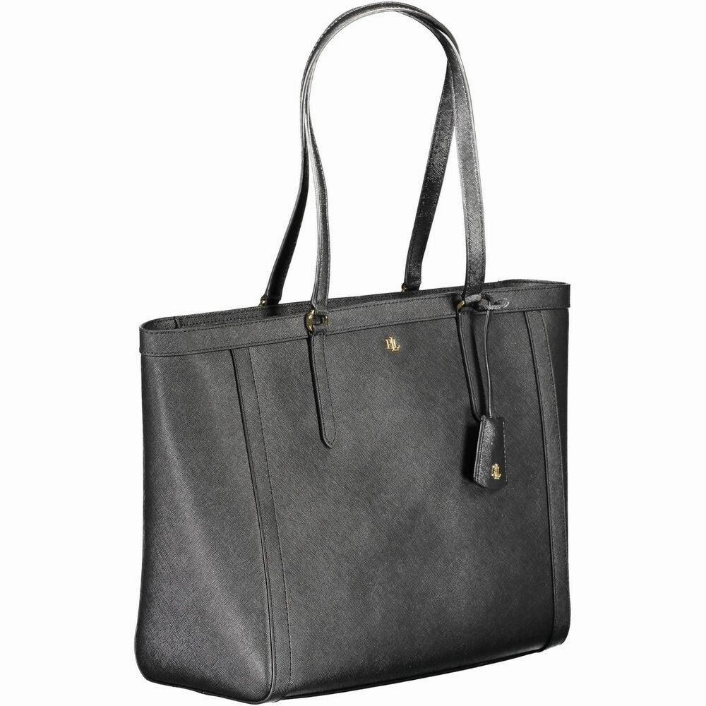 Ralph Lauren Black Leather Women's Handbag
