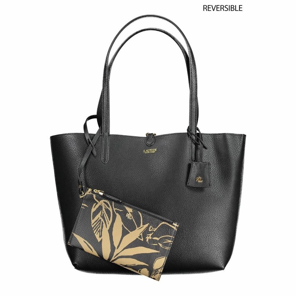 Ralph Lauren Black Leather Women's Handbag