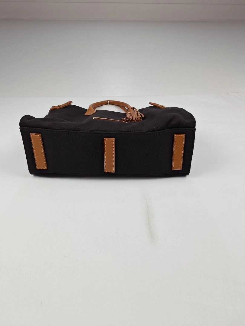 Ralph Lauren Contrast Tan Canvas Day Bag