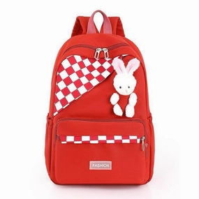 Red School & College Backpack sale For Girls 4216