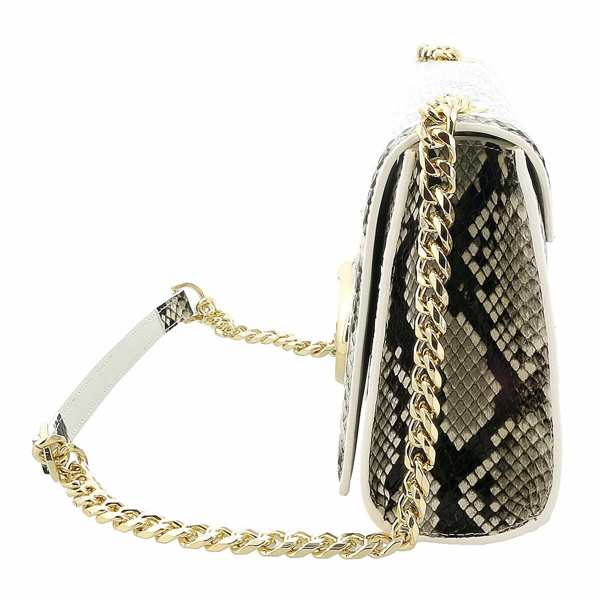 Roberto Cavalli Class BeigeTextured Millie Deluxe Small Clutch for womens