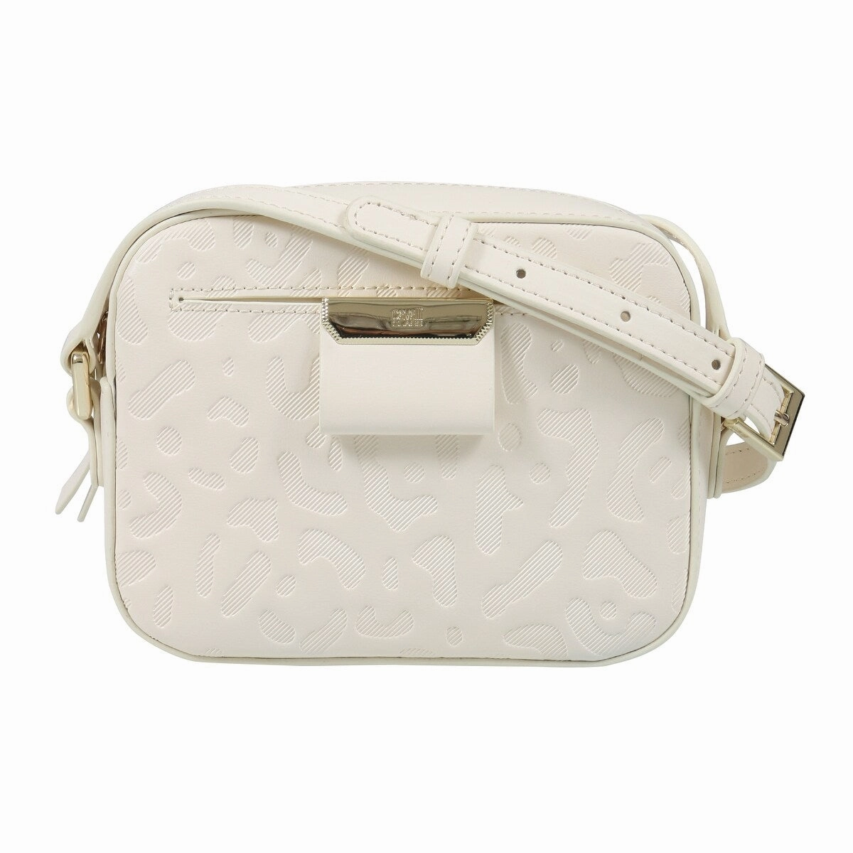 Roberto Cavalli Class GWLPBV 010 Sofia 002 Ivory Small Shoulder Bag for womens