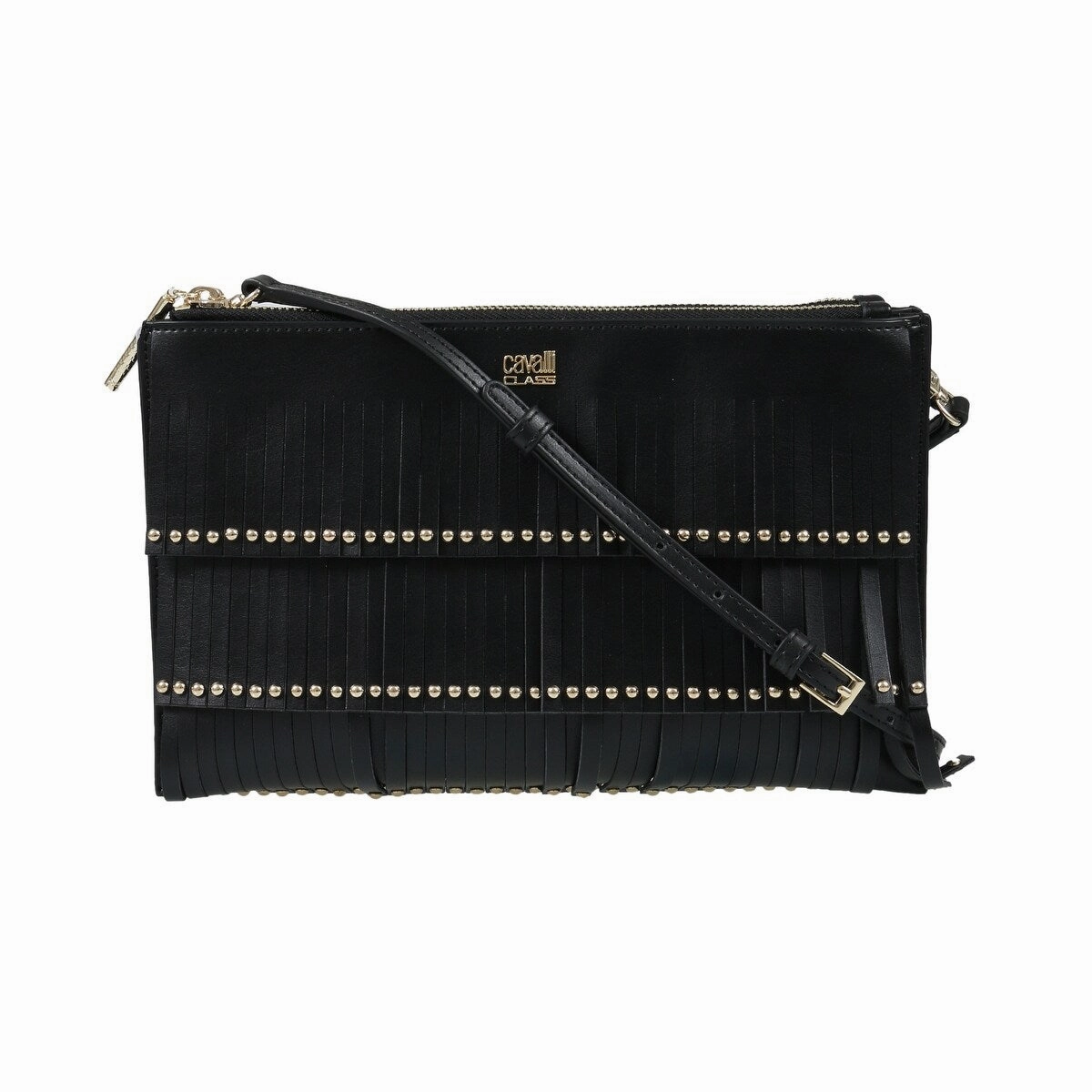 Roberto Cavalli Class GWLPD0 999 Aloha 001 Black Clutch for womens