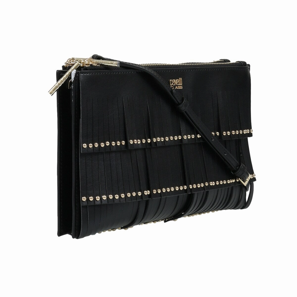 Roberto Cavalli Class GWLPD0 999 Aloha 001 Black Clutch for womens