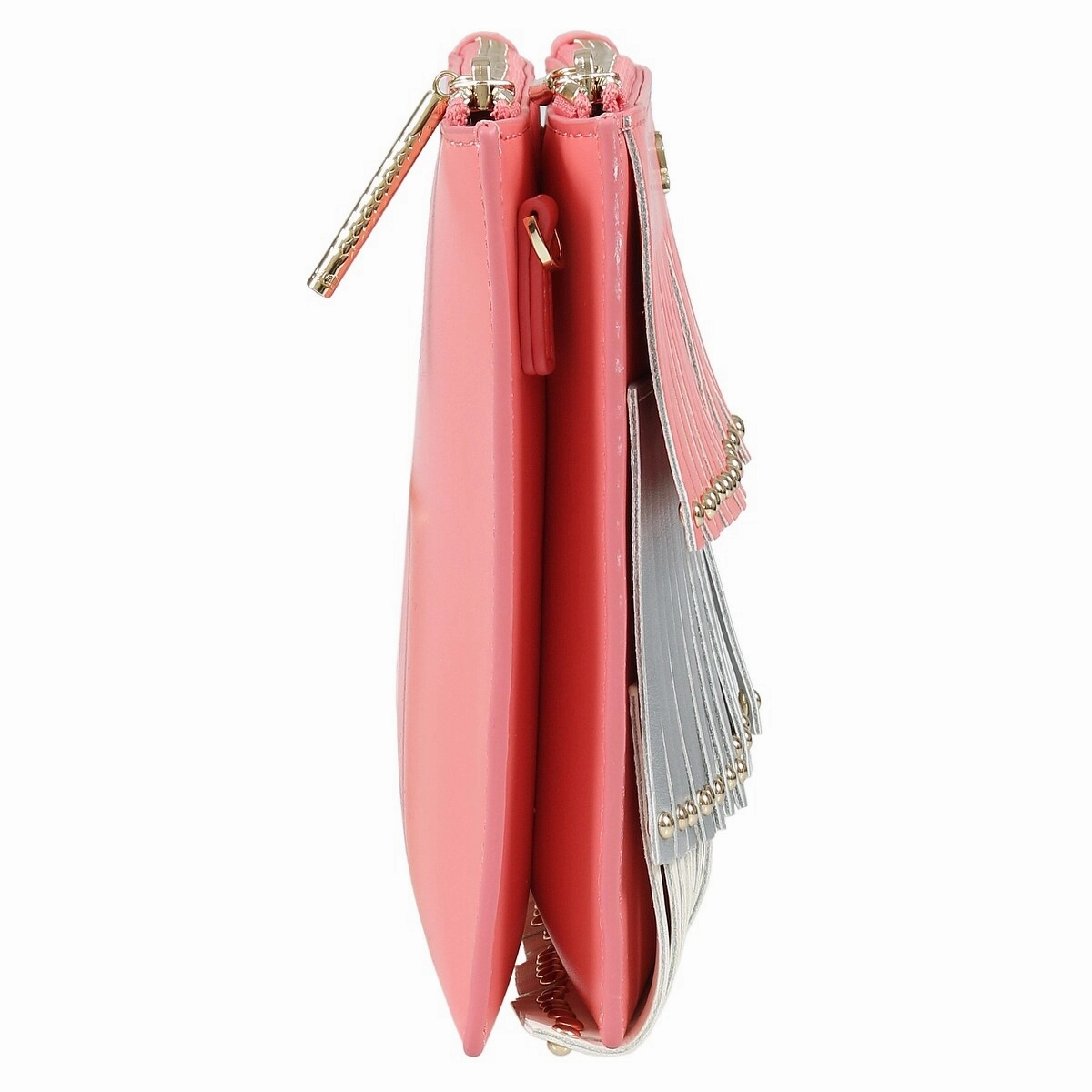 Roberto Cavalli Class GWLPD0 T30 Aloha 001 Peach/Silver Clutch for womens
