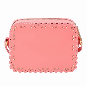 Roberto Cavalli Class GWLPEY 045 Leolace 002 Peach Small Shoulder Bag for womens