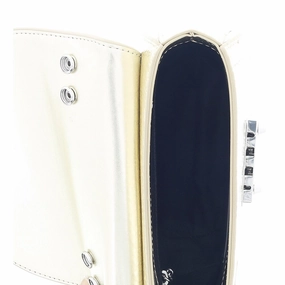 Roberto Cavalli Class Linda 001 Light Gold Small Shoulder Bag for womens
