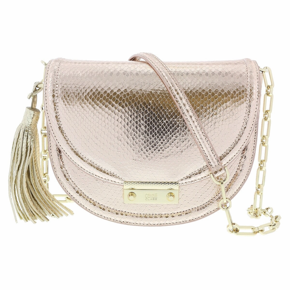 Roberto Cavalli Class Linda 002 Copper Rose Medium Shoulder Bag for womens