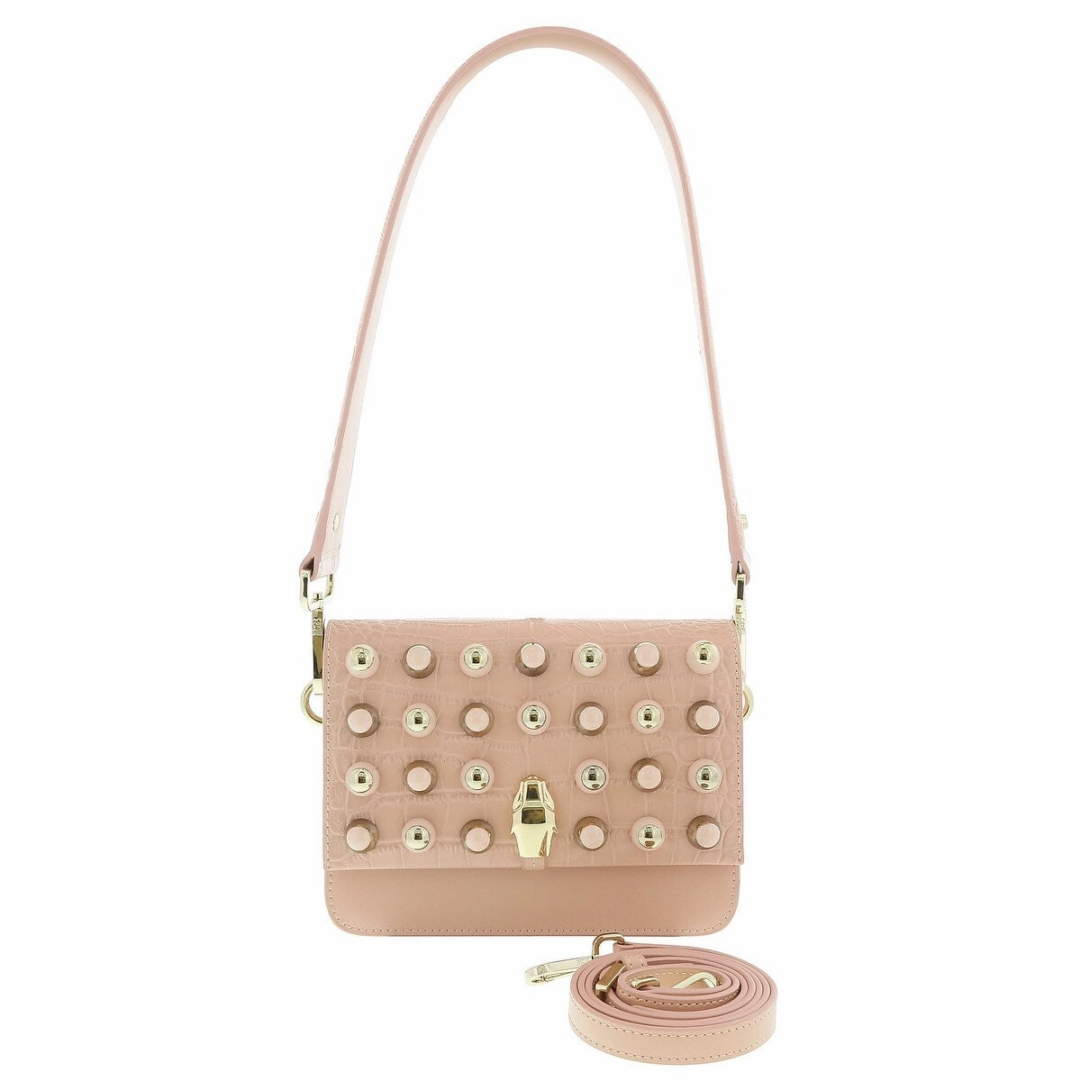 Roberto Cavalli Class Milano Rmx 0 Nude Medium Shoulder Bag for womens