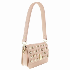 Roberto Cavalli Class Milano Rmx 0 Nude Medium Shoulder Bag for womens