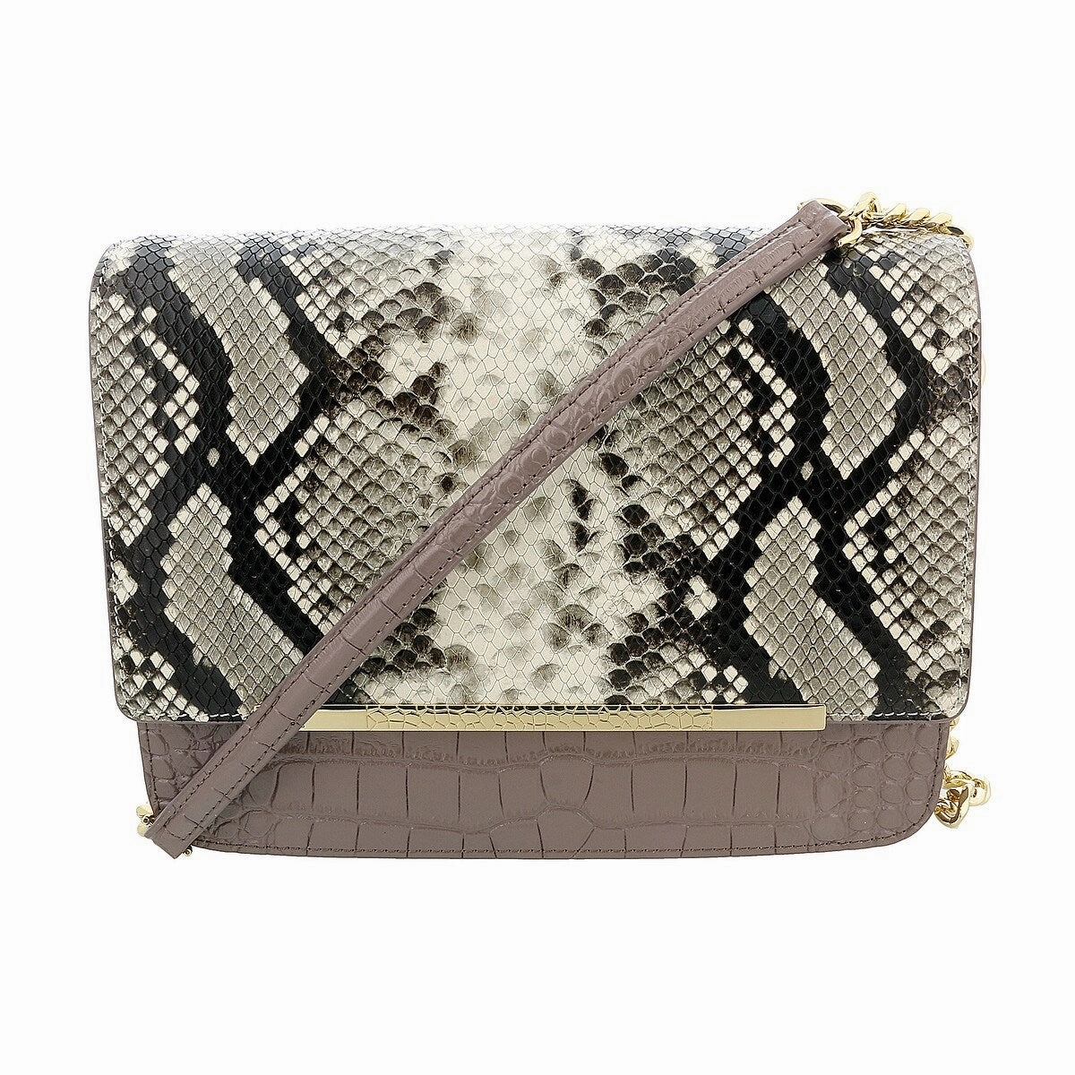 Roberto Cavalli Class Taupe Large Milano Shoulder Bag for womens