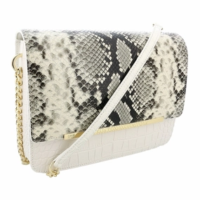 Roberto Cavalli Class White Large Milano Shoulder Bag for womens