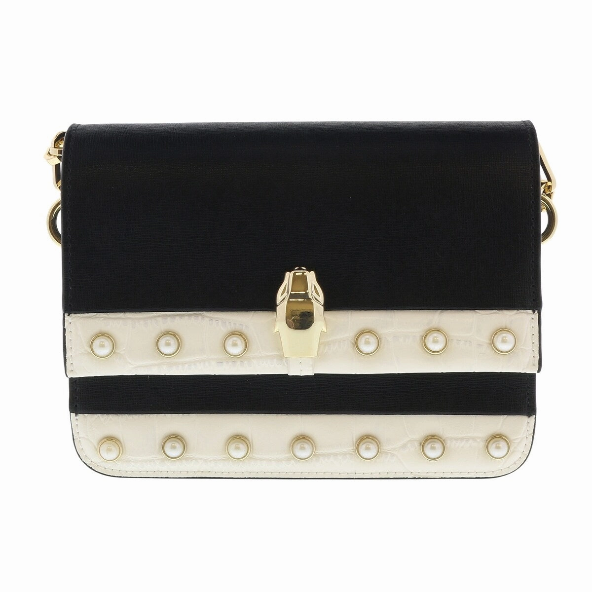 Roberto Cavalli HXLPAY B01 Black/White Shoulder Bag for womens