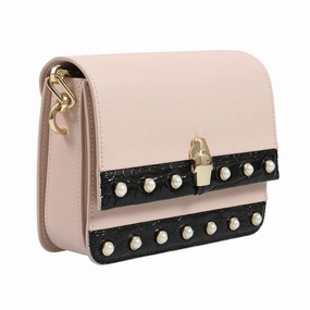 Roberto Cavalli HXLPAY D96 Nude/Black Shoulder Bag for womens
