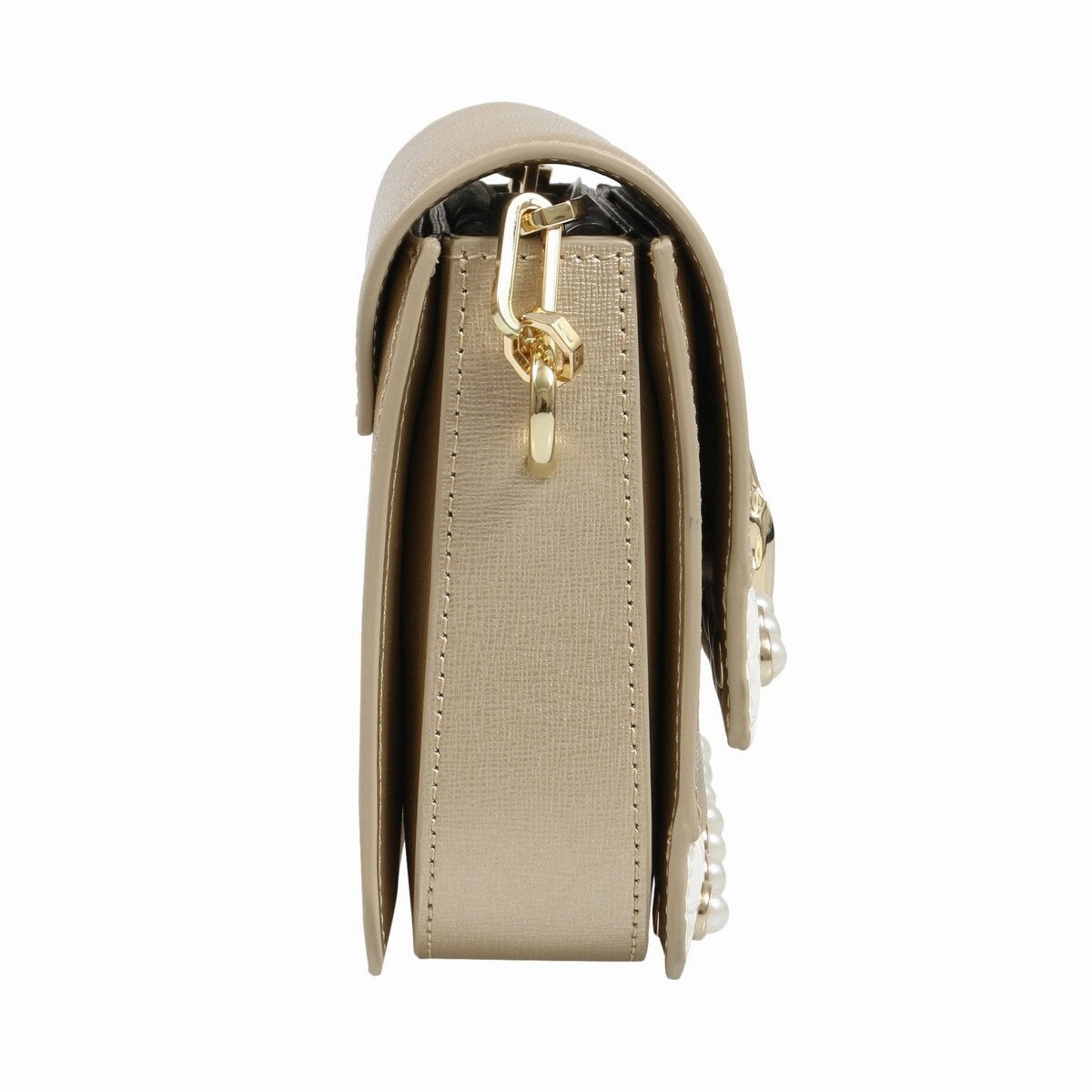 Roberto Cavalli HXLPAY F92 Gold/White Shoulder Bag for womens