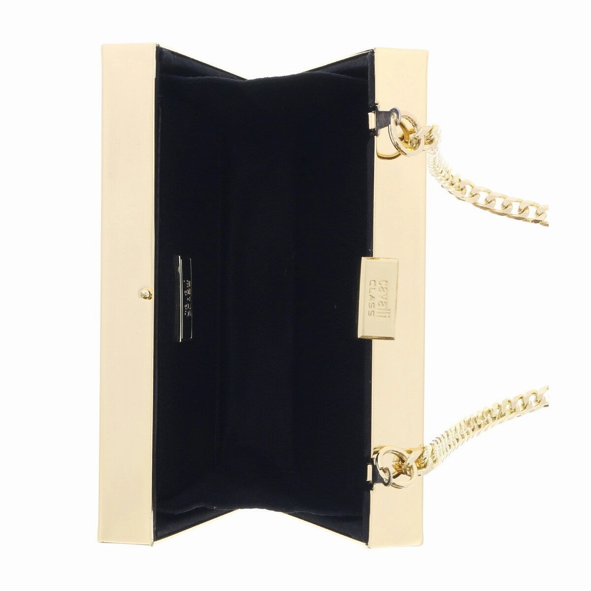 Roberto Cavalli HXLPB3 D96 Nude/Black Box Clutch for womens