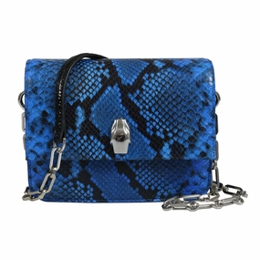Roberto Cavalli HXLPG4 080 Blue Shoulder Bag for womens