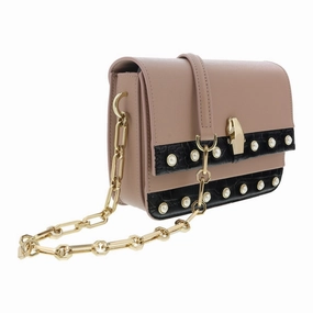 Roberto Cavalli HXLPGY 020 Nude Shoulder Bag for womens