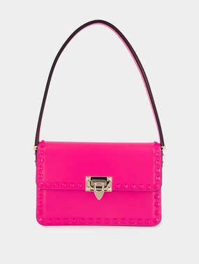 Rockstud23 Leather Shoulder Bag