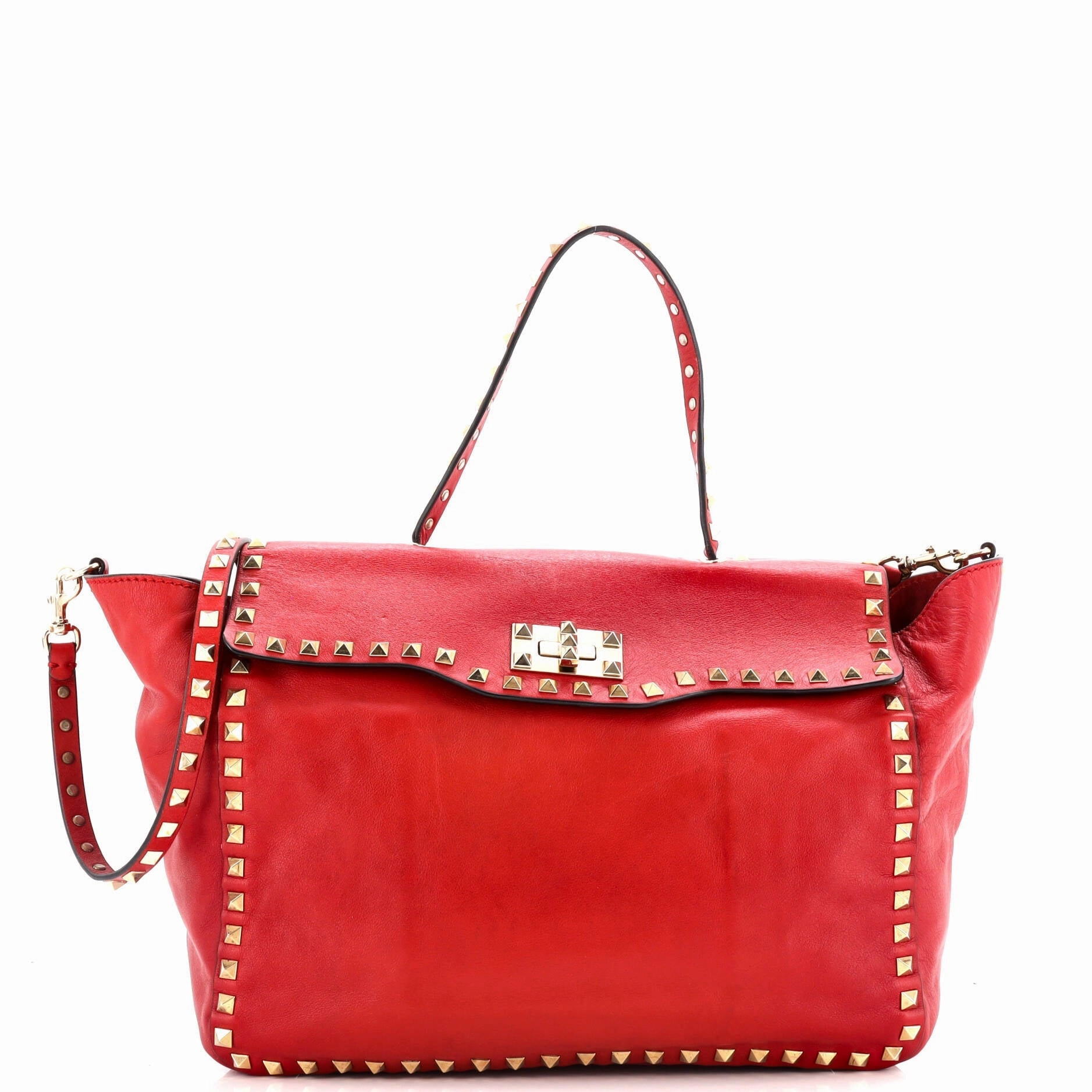 Rockstud Tote Soft Leather Medium