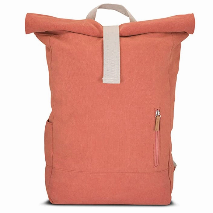 Roll Top Laptop Expandable Casual Backpack