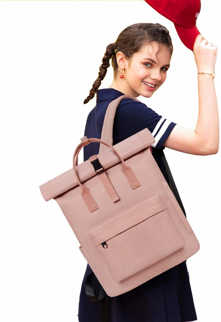 Roll Up Casual Travel Laptop Backpack