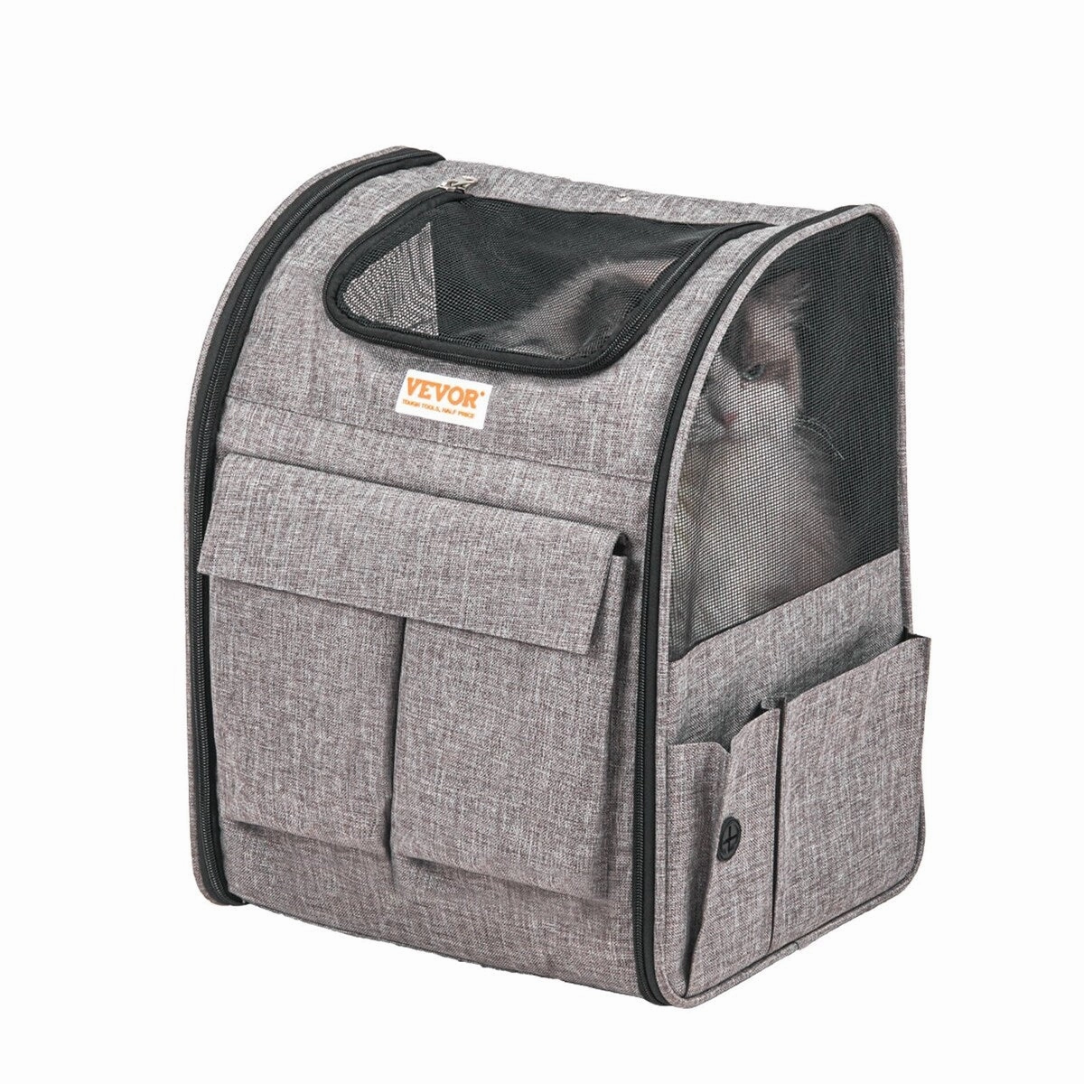 Rolling Pet Carrier with Telescopic Handle and Shoulder Strap,Dog Carrier with Wheels for Pets under 18 lbs,with 1 Folding Bowl