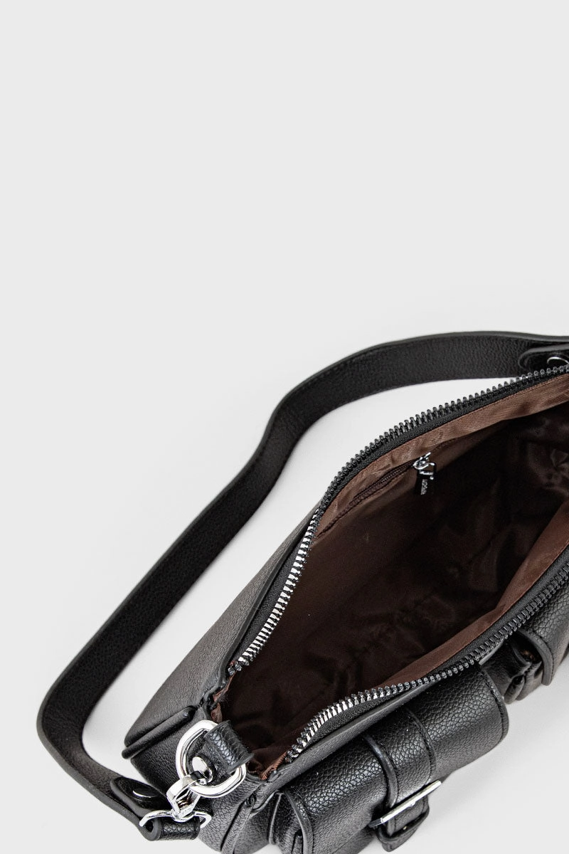 Saddle Shoulder Bags BS2076-Black