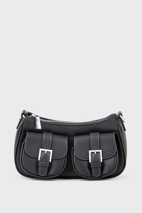 Saddle Shoulder Bags BS2076-Black
