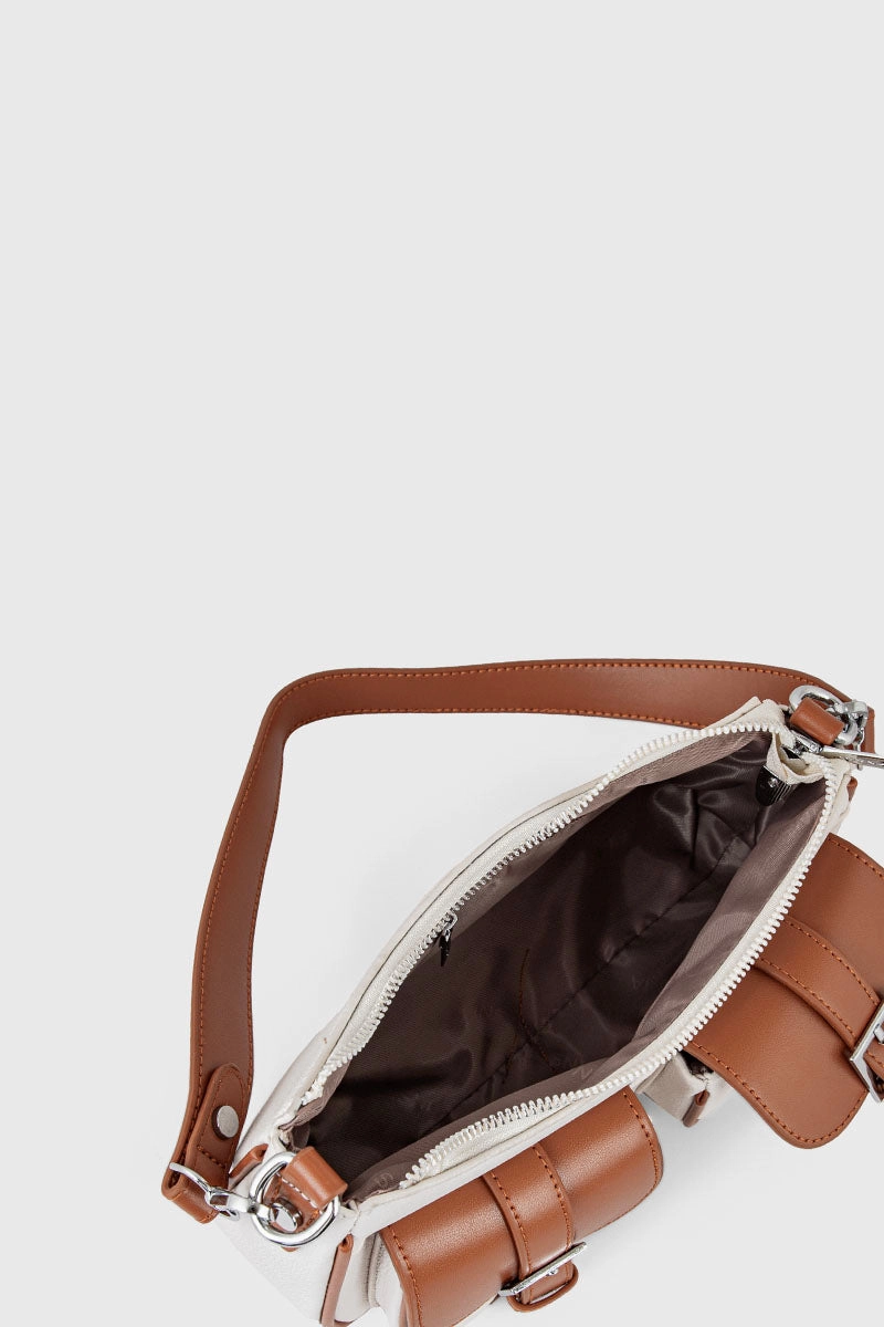 Saddle Shoulder Bags BS2076-White