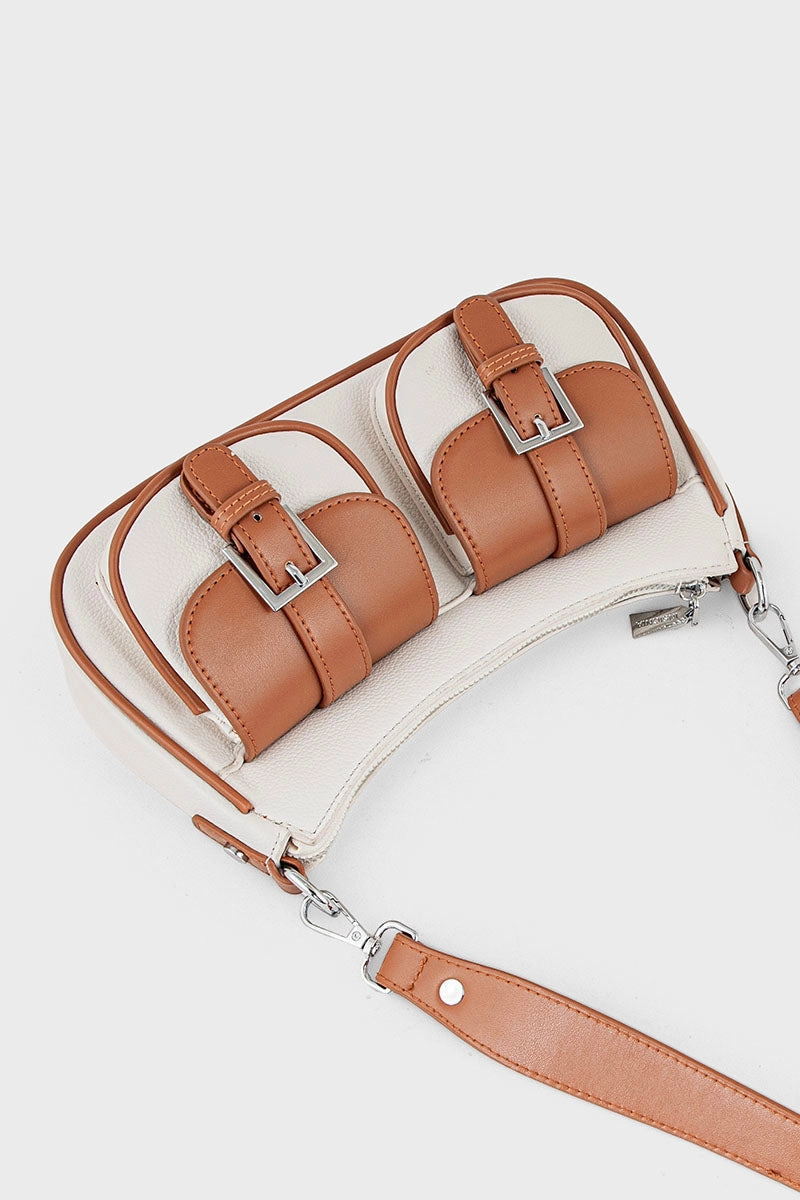 Saddle Shoulder Bags BS2076-White