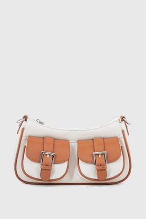 Saddle Shoulder Bags BS2076-White