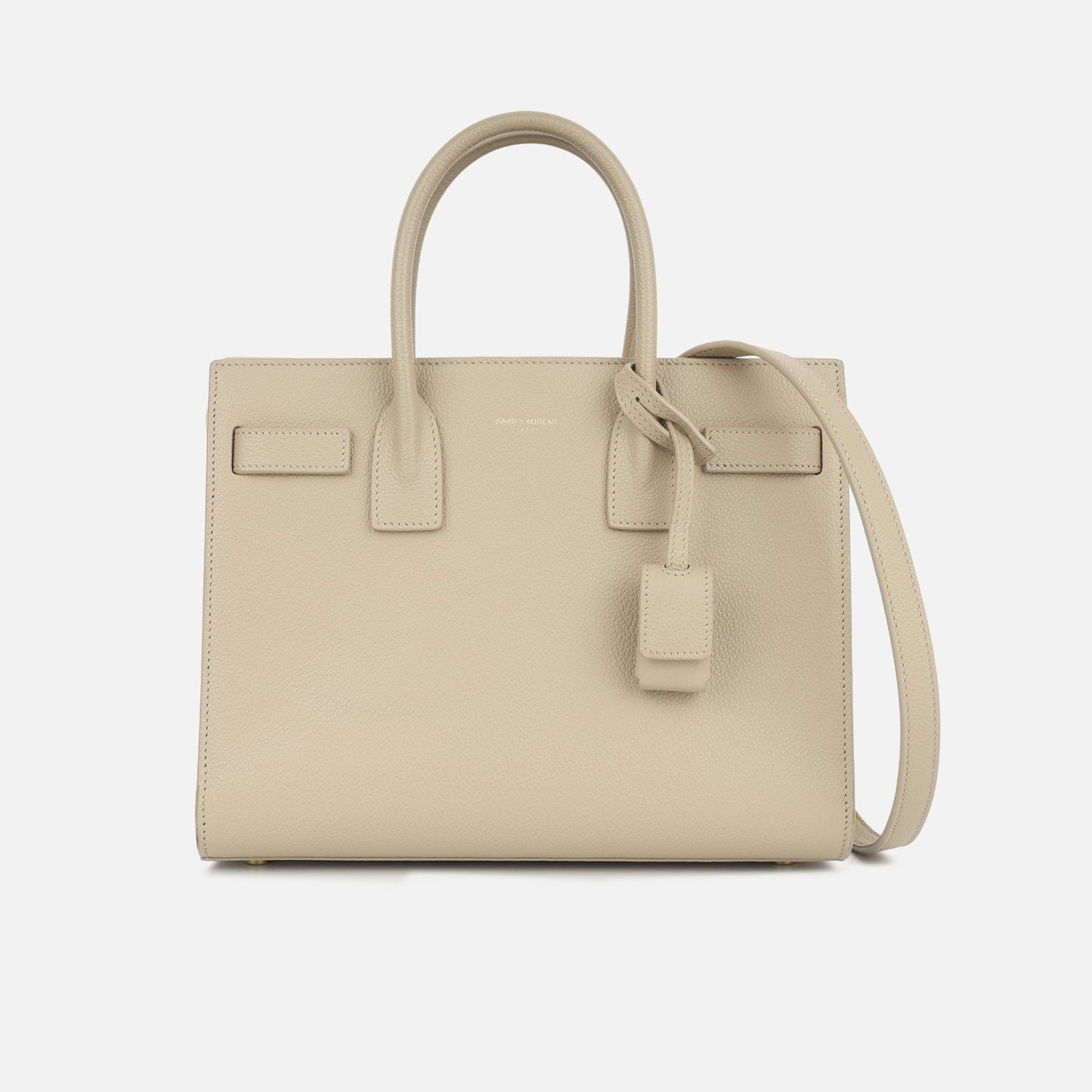 Saint Laurent - Baby Sac De Jour - Beige Grained GHW - Pre-Loved
