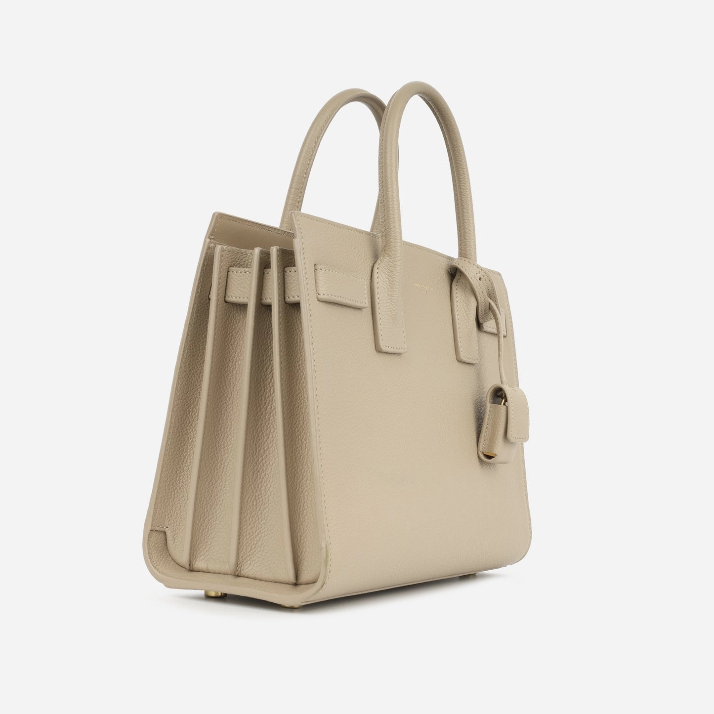 Saint Laurent - Baby Sac De Jour - Beige Grained GHW - Pre-Loved