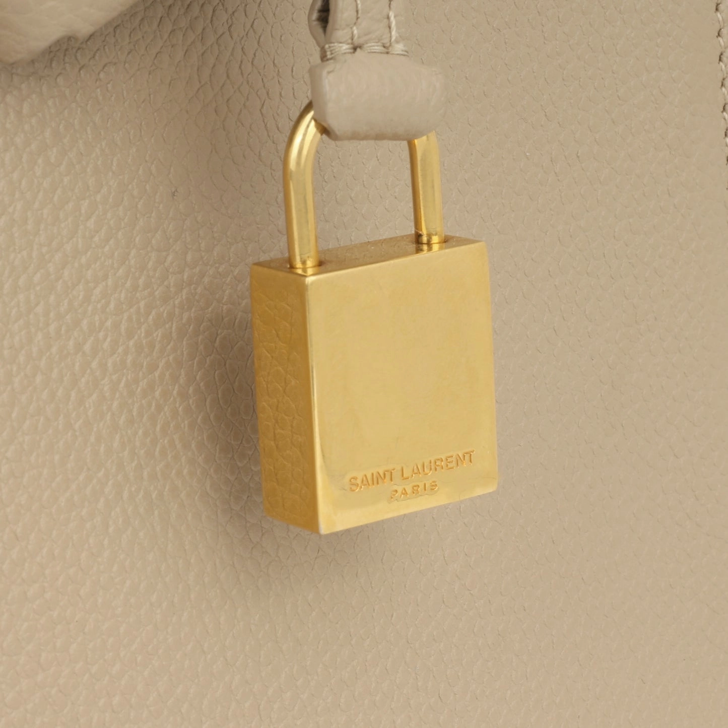 Saint Laurent - Baby Sac De Jour - Beige Grained GHW - Pre-Loved
