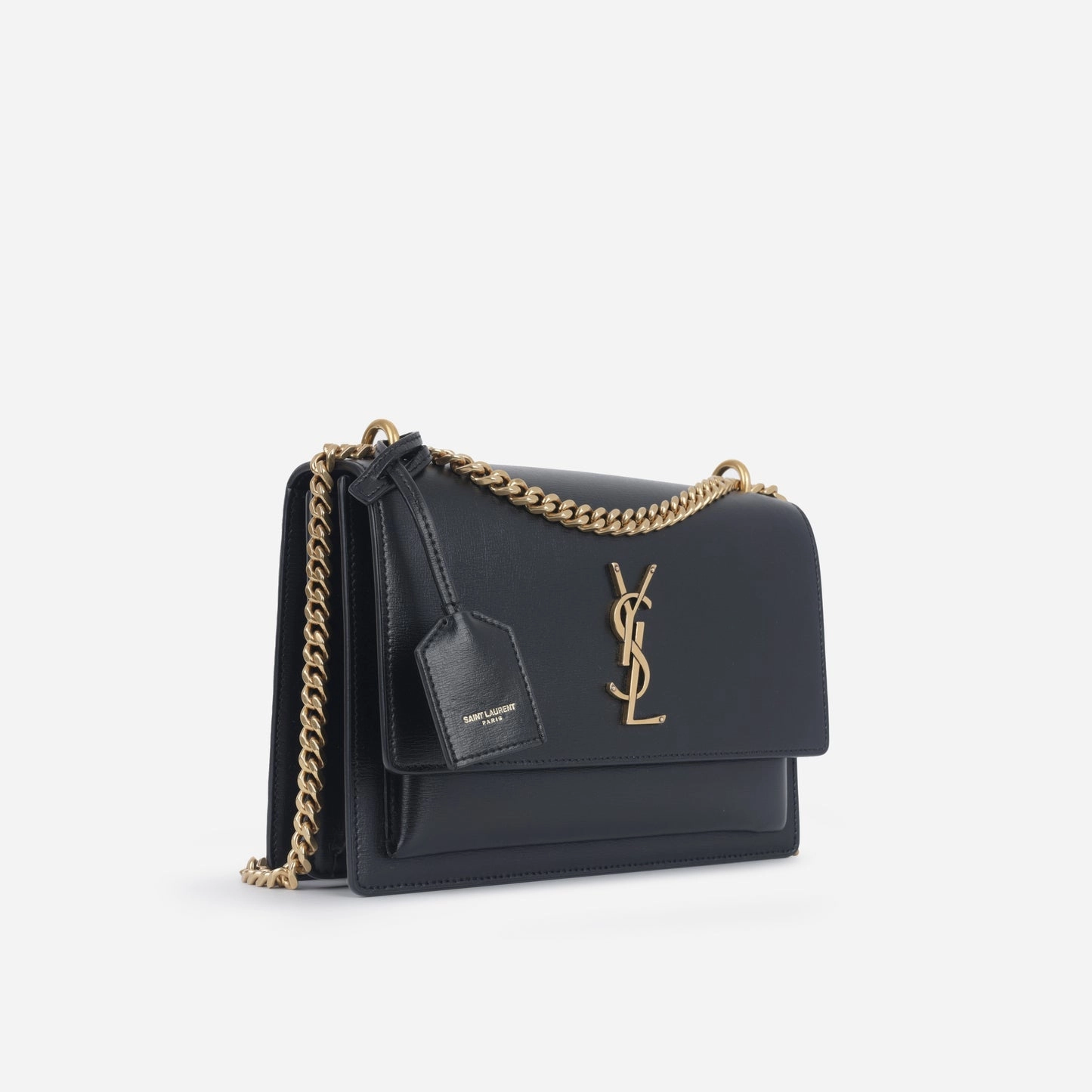 Saint Laurent - Sunset Medium - Black Calfskin leather GHW - 2020