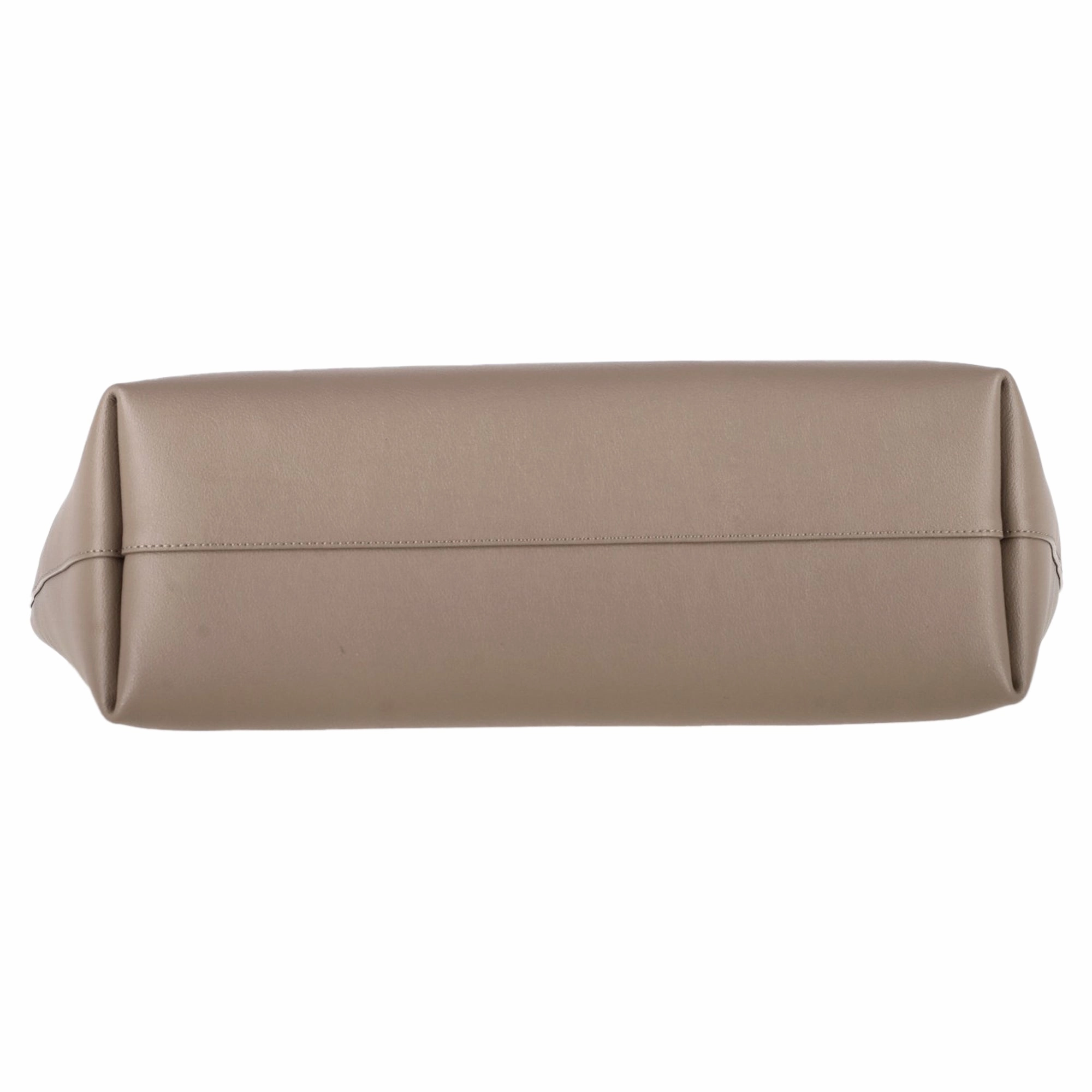 Saint Laurent Large Shopping Tote Bag in Beige Leather