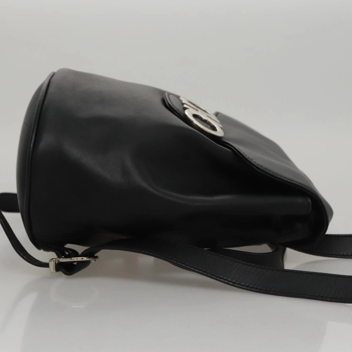 Salvatore Ferragamo Gancini Leather Backpack Bag (Pre-Owned)