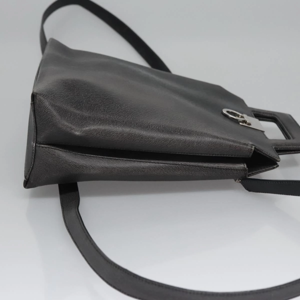 Salvatore Ferragamo Gancini Leather Backpack Bag (Pre-Owned)