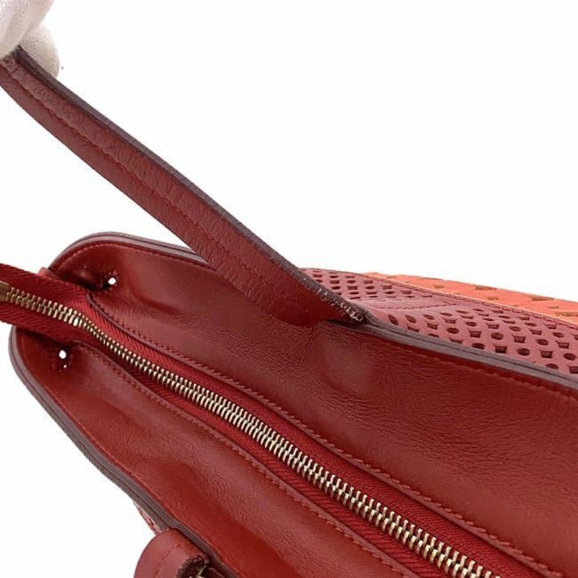 Salvatore Ferragamo Gancini Leather Tote Bag (Pre-Owned)
