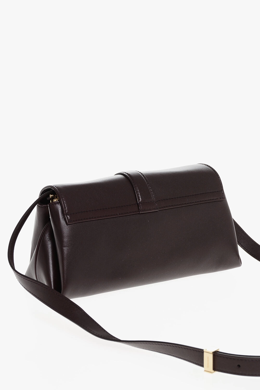 Salvatore Ferragamo Leather Crossbody Bag With Iconic Buckle Anche Clip Closure