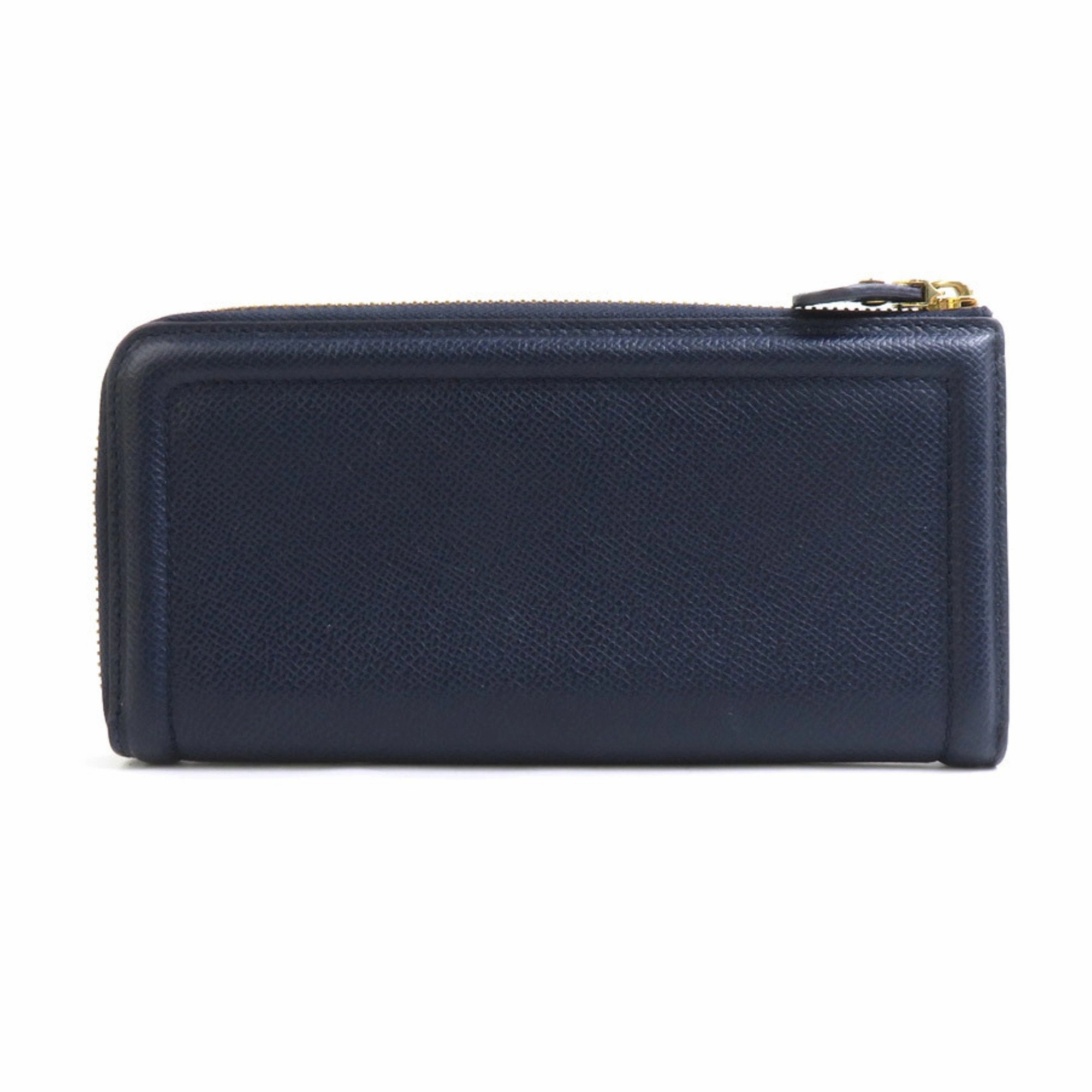 Salvatore Ferragamo Leather Long Wallet (Bi-Fold) (Pre-Owned)