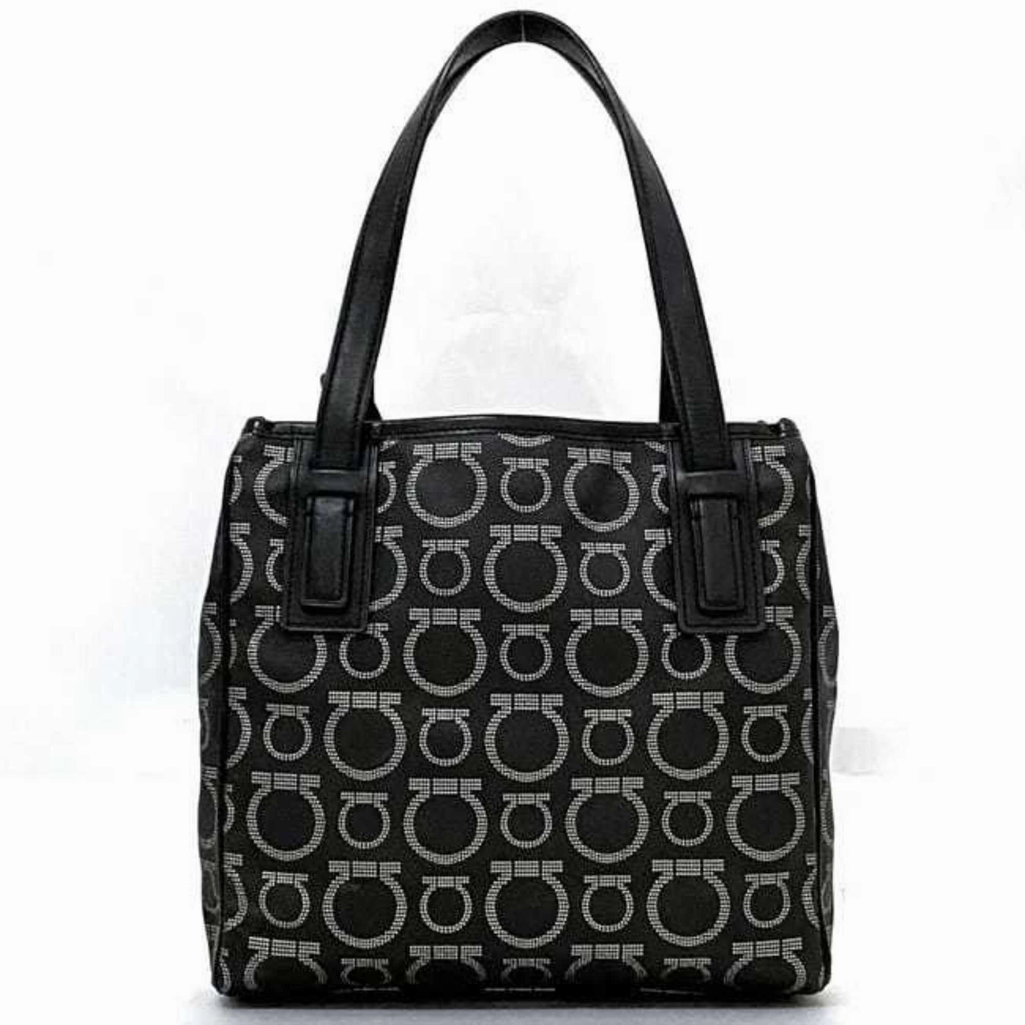 Salvatore Ferragamo  Leather Pvc Handbag Tote Bag (Pre-Owned)