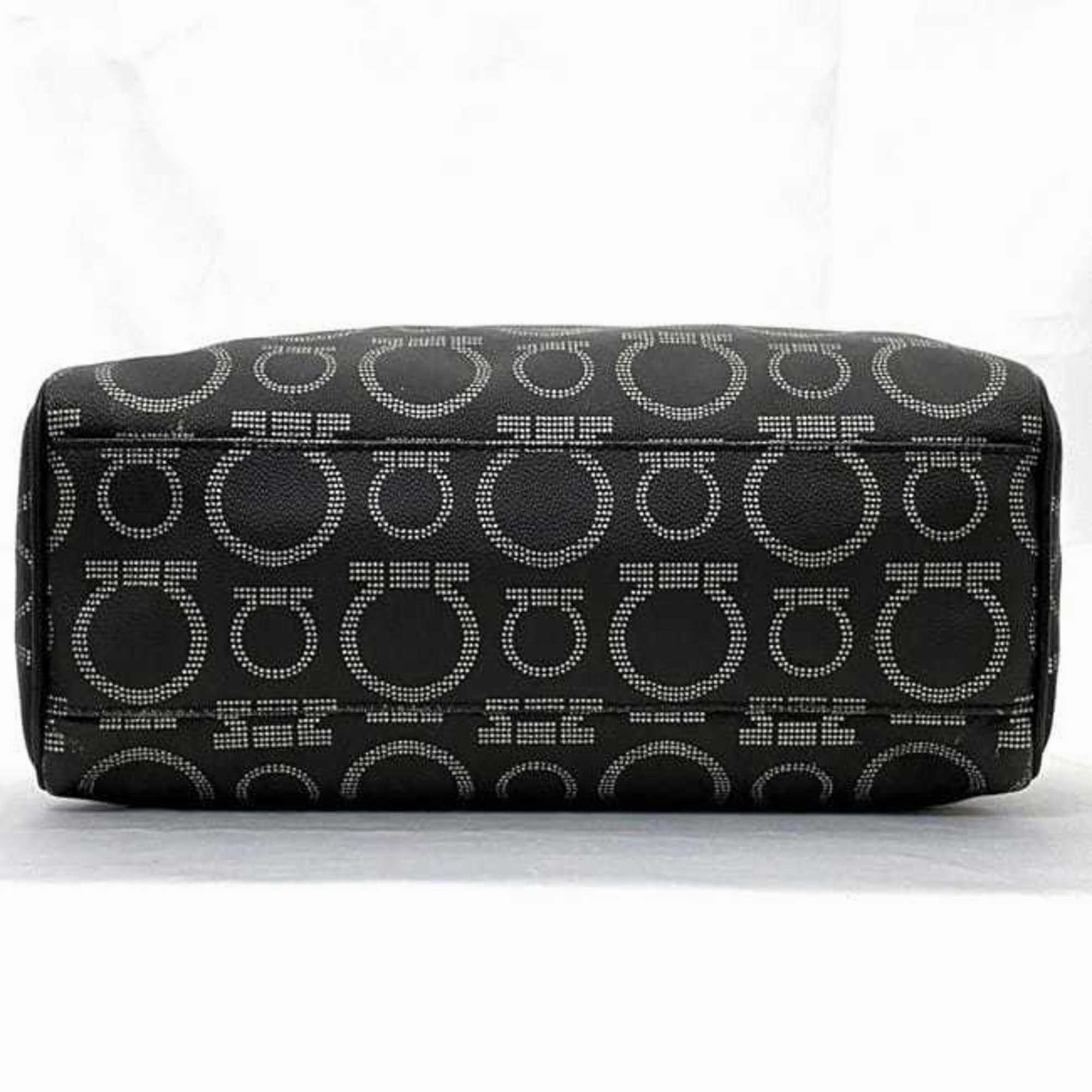 Salvatore Ferragamo  Leather Pvc Handbag Tote Bag (Pre-Owned)