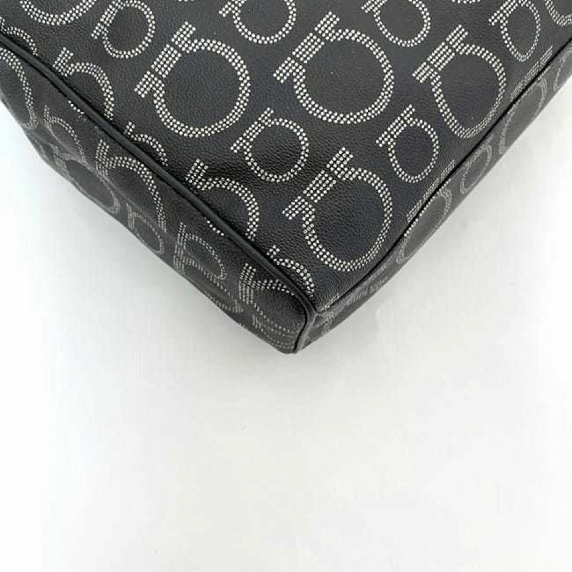 Salvatore Ferragamo  Leather Pvc Handbag Tote Bag (Pre-Owned)