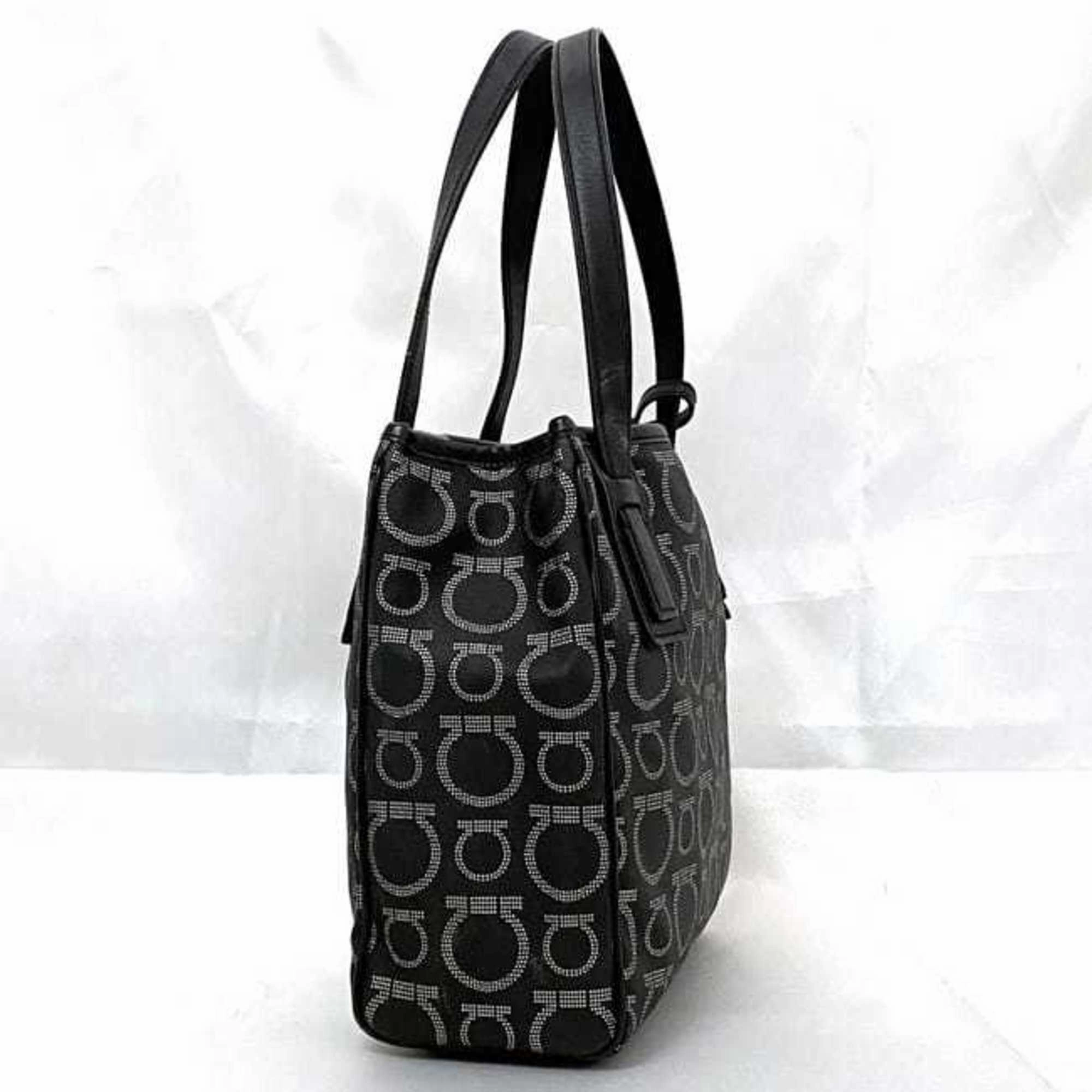 Salvatore Ferragamo  Leather Pvc Handbag Tote Bag (Pre-Owned)