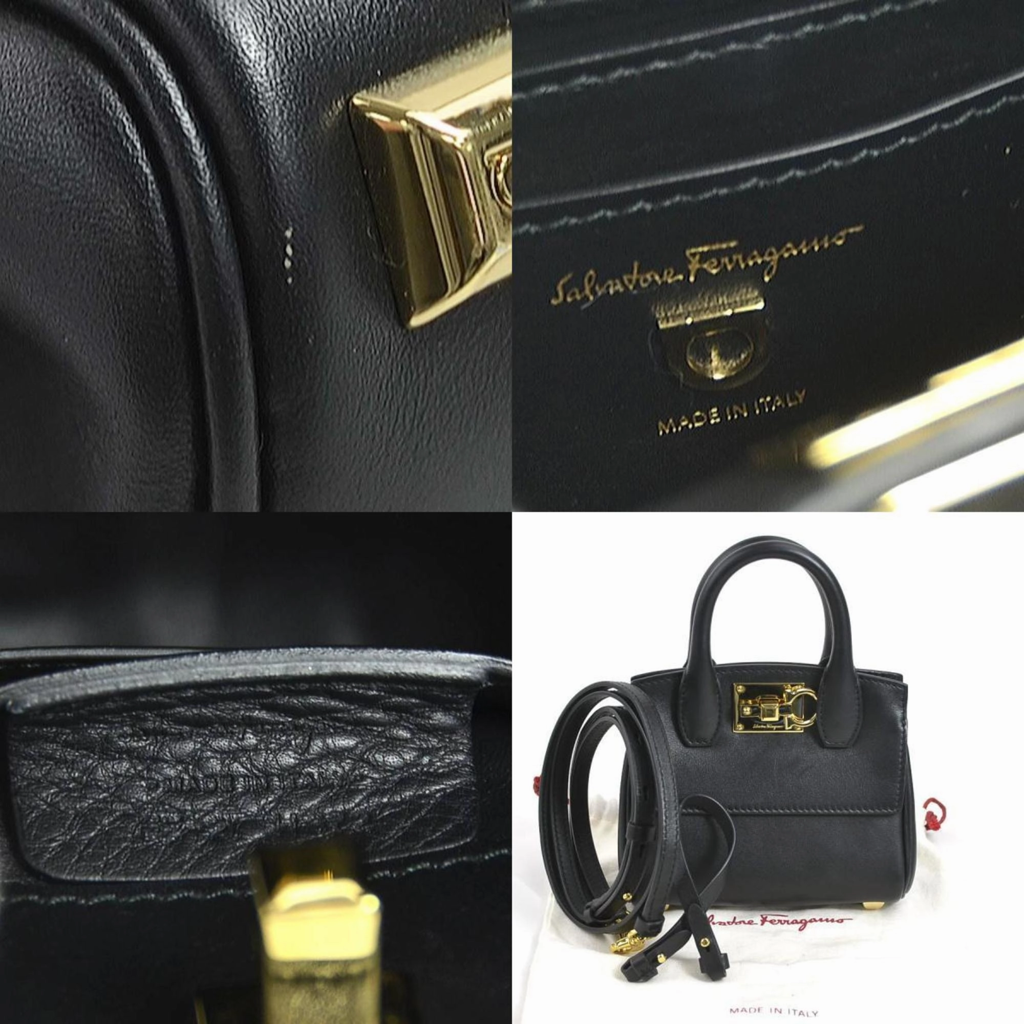 Salvatore Ferragamo  Leather Shoulder Bag (Pre-Owned)