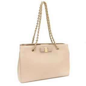 Salvatore Ferragamo Leather Tote Bag (Pre-Owned)