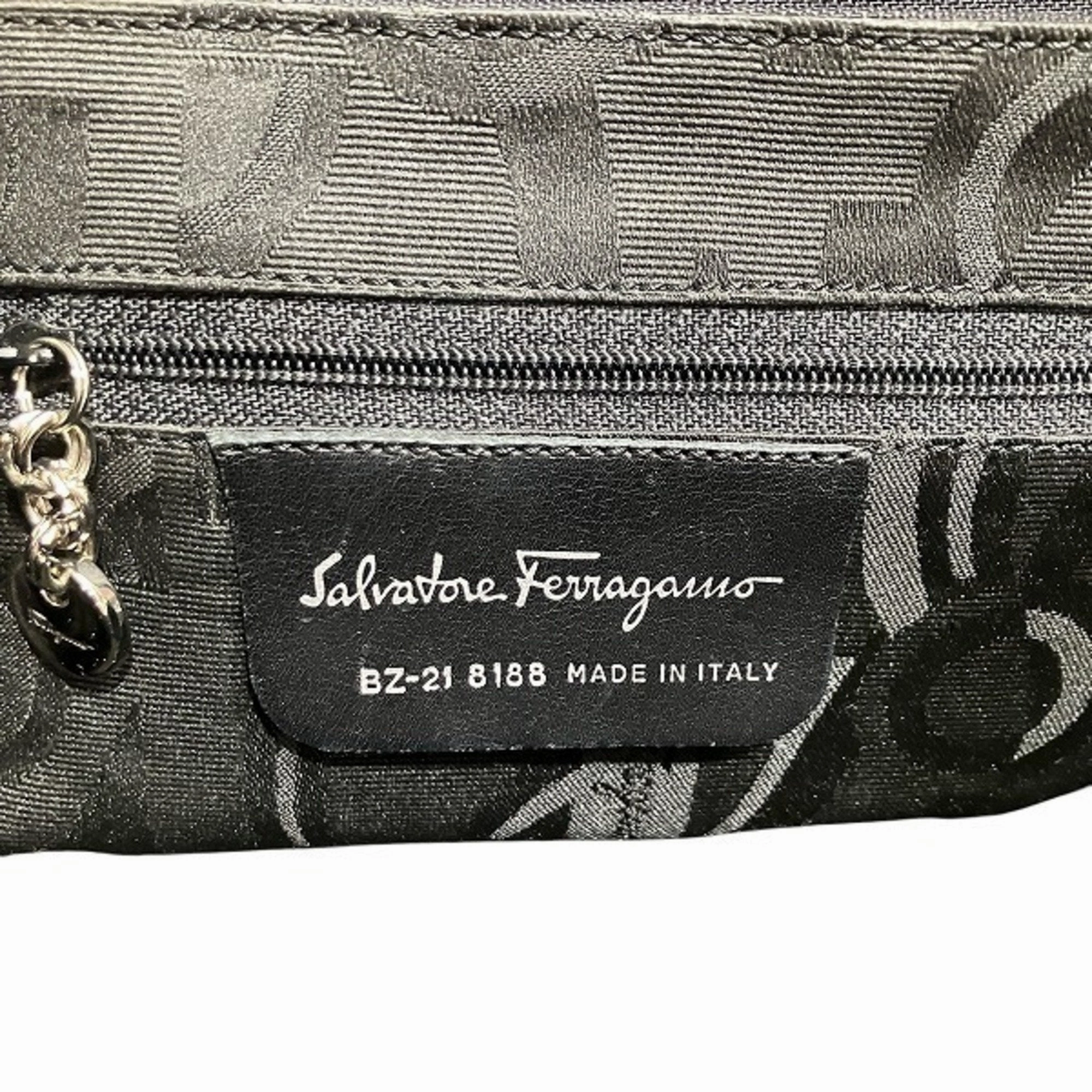 Salvatore Ferragamo Nylon Handbag Tote Bag (Pre-Owned)