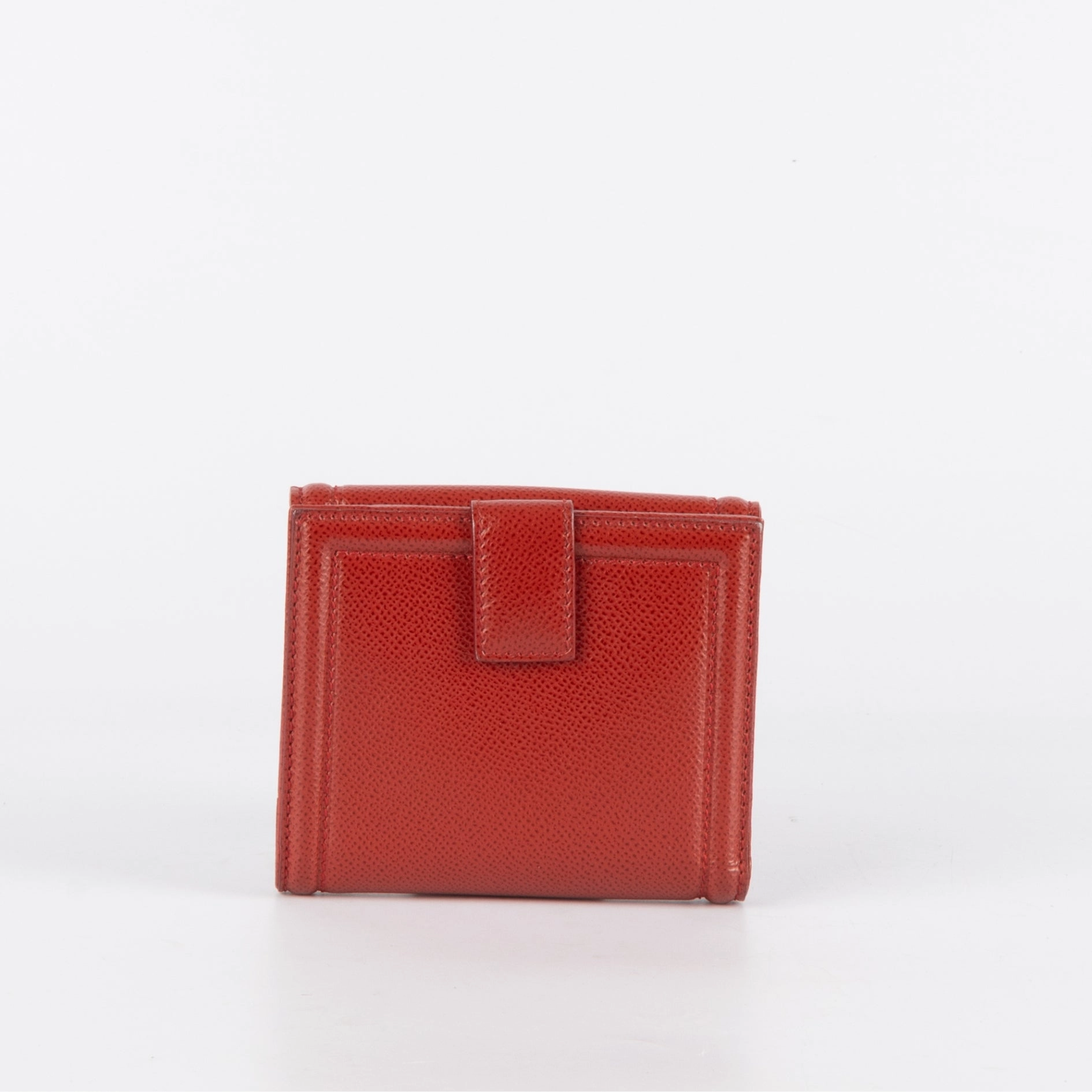 Salvatore Ferragamo Red Vara Bow Wallet